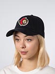 Бейсболка AMERICAN NEEDLE арт. 40742B-OTS Ottawa Senators Blue Line NHL (черный)